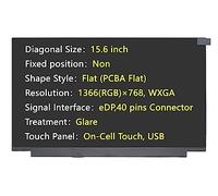 JHK JIEHONGKE Pantalla de repuesto de grado A para pantalla de laptop HP NT156WHM-T03 V8.1, panel táctil 15.6 HD, LCD, digitalizador de pantalla táctil