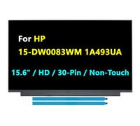 JHK JIEHONGKE Pantalla de repuesto para HP 15-DW0083WM 1A493UA LCD LED panel de pantalla para laptop, 15.6 pulgadas, conector eDP/30 pines, HD 1366 (RGB) × 768, no táctil (para mate)