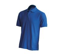 JHK - Polo - Manga corta - para hombre Azul Real Medium