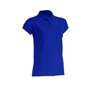 JHK - Polo - Manga corta - para mujer Azul Real X-Large