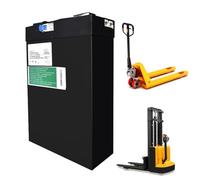JHKJ Batería de 24 V 35 Ah para transpaleta eléctrica, baterías LiFePO4 de 24 V para montacargas con asa y BMS para Motores CBD-15J-LI/BD-20J-LI/CBD-15J-DLI