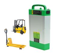 JHKJ Batería de 48 V, 15 Ah y 20 Ah para Carretilla elevadora eléctrica y 24 V y 28 Ah para transpaleta eléctrica, batería de Iones de Litio para almacén y logística.,A,48V 20Ah