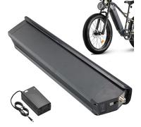 JHKJ Batería de Bicicleta eléctrica de 48 V, 13 Ah y 15 Ah, y de 52 V, 14 Ah y 17,5 Ah con Cargador para Bicicleta de montaña, con Motor de 620 W a 910 W.,52v17.5ah