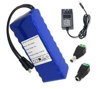 JHKJ Batería de Iones de Litio de 12V 25Ah 30Ah 40Ah 50Ah y 60Ah Paquete de baterías de Repuesto para Altavoz/pulverizador, baterías de Litio de PVC de 12 voltios con Cargador de CC,12v25ah