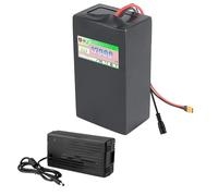 JHKJ Batería de Litio 48V 20Ah Batería de Litio 48V 10Ah 12Ah 15Ah Batería Extraíble Batería de Ion de Litio 48V con Cargador y BMS Motores de 250W - 1000W,48v12ah xt60