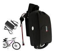 JHKJ Batería de Litio con Forma de Rana para Bicicleta eléctrica de montaña, Disponible en 36V, 24V y 48V, con capacidades de 10Ah, 13Ah, 15Ah y 18Ah.,24v 10ah