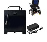 JHKJ Batería de Litio de 24 V para Silla de Ruedas o Scooter de Movilidad. | Batería de litio de repuesto de 12 Ah, 15 Ah, 20 Ah y 30 Ah para sillas de ruedas y salvaescaleras, con cargador.
