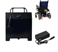 JHKJ Batería de Litio de 24 V para Silla de Ruedas o Scooter de Movilidad. | Batería de litio de repuesto de 12 Ah, 15 Ah, 20 Ah y 30 Ah para sillas de ruedas y salvaescaleras, con cargador.