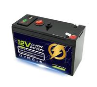 JHKJ Batería de Litio de Repuesto de 12,6 V 6 Ah, 10 Ah, 15 Ah, 18 Ah, 20 Ah, Recargable para Paneles solares, Acampada al Aire Libre y Equipos aislados de la Red eléctrica.,12.6v10ah