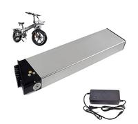 JHKJ Batería de Litio para Bicicleta Plegable de 36 V 10 Ah, 12,5 Ah, 15 Ah, 17,5 Ah, 8 Ah y para Bicicleta eléctrica de 48 V 10,4 Ah, 12 Ah, 14 Ah, 8 Ah, con Cargador.,48v 14ah
