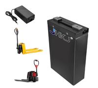 JHKJ Batería de Litio para Carretilla elevadora eléctrica de 48 V, 10 Ah, 15 Ah y 30 Ah. Batería para transpaleta eléctrica de 24 V, 20 Ah y 25 Ah para Motor de apilador eléctrico.,A,48V 30Ah