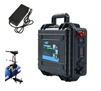 JHKJ Batería de Litio para propulsión de Exteriores de 12 V, 100 Ah, 80 Ah y 60 Ah para Motor de Barco eléctrico, hélice de Barco de Pesca, batería de propulsión Marina.,12v,100Ah