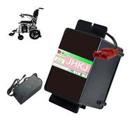 JHKJ Batería de Silla de Ruedas eléctrica de 24 V, 10 Ah, 12 Ah, 15 Ah y 20 Ah. Batería de Iones de Litio de 24 voltios para Scooter de Movilidad de 500 W con Motor y Cargador.,Anderson,24V 12Ah