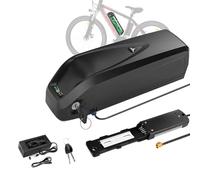JHKJ Batería de Tubo Inferior de 24 V, 10 Ah, 13 Ah, 15 Ah, 17,5 Ah y 20 Ah para Bicicletas eléctricas con neumáticos Anchos. Batería de Litio para Bicicletas eléctricas.,5 Pin,24V 10Ah