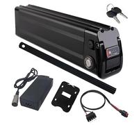 JHKJ Batería Litio 48 V, 20 Ah, 10 Ah, Paquete batería Iones Litio 36 V, 15 Ah, 12,5 Ah, 18 Ah, batería Repuesto para Motores 300 W a 1000 W con Cargador y Puerto de 4 Pines,36v18ah