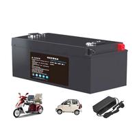JHKJ Batería Recargable LiFePO4 de 48V 60V 72V 30Ah 40Ah 60Ah 80Ah para Motocicletas, baterías de 60 voltios para carros de Golf con Cargador para Motores de triciclos