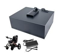 JHKJ Batería Recargable para Silla de Ruedas de 24 V, 12 Ah, 15 Ah, 20 Ah, 26 Ah, 30 Ah, 6,6 Ah. Batería de Litio de Repuesto de 24 V para Kit de Motor de Scooter de Movilidad.,24v 12ah