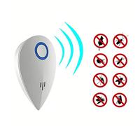 JHKJ Repelente de Control de plagas ultrasónico, Enchufe electrónico portátil en Repelente de plagas de Interiores,Blue,2Pack