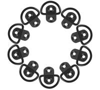 JHKNNK 10 Piezas Anclajes de Amarre para Maletero de Coche Ganchos Resistentes Abs y Hierro Fáciles de Instalar para Redes de Carga y Equipaje para Camping y Transporte