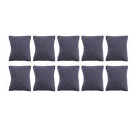 JHKNNK 10 piezas Cojines para Exhibición de Relojes y Joyería Almohadas de Gris Azul Suaves para Cajas y Vitrinas de Joyería Protección contra Daños y Arañazos Uso Tiendas y Hogar