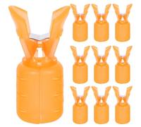 JHKNNK 10 Piezas Tapa de Gancho para Pesca, Cubierta Protectora Gruesa de Plástico Duradero, Tamaño Pequeño, Color Naranja, Funda Antiarañazos Adecuado para Pesca en Mar y Aparejos