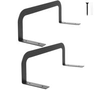 JHKNNK 2 Piezas Barra Metálica Fijadora para Colchón, Soporte Antideslizante para Cama, Compatible Marcos de Todos los Tamaños, Accesorio Resistente y Estable para Evitar Movimiento