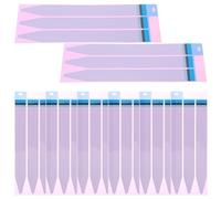 JHKNNK 8 Láminas Pegatinas Adhesivas para Batería de Móvil Tiras Traseras Lavables sin Dejar Rastro Cinta Adhesiva de Repuesto Roja Recortable para Baterías Móviles Uso Industrial y