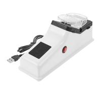 JHKNNK Afilador de Cocina Eléctrico Sacapuntas, Base Antideslizante y Diseño USB para Tijeras y Cuchillos de Cocina Profesional