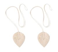 JHKNNK Alzapaños para Cortinas de Ventana 2 Piezas Cuerdas de Algodón Tejidas Estilo Bohemio para Sala, Dormitorio y Cocina, Sujetacortinas Manuales Decorativos para Hogar