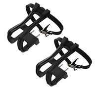 JHKNNK Calapiés para Bicicleta de Carretera Correas Ajustables, Juego de 1 Par de Clips para Dedos del Pie, Accesorios para Ciclismo en Ruta y Montaña
