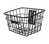 JHKNNK Cesta Metálica Plegable para Bicicleta de Carretera y Montaña, Cesta Delantera para Manillar, Adecuado para Ciclismo Recreativo y Transporte, Accesorios para Adultos