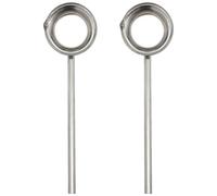 JHKNNK Cucharones de Acero Inoxidable Mango Largo 2 Piezas para Cocina y Restaurante, Fácil de Agarrar y Protege las Manos al Servir Agua o Sopa