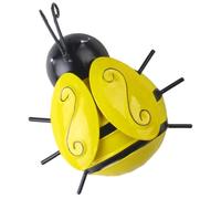 JHKNNK Decoración de Pared Abejas de Hierro para Jardín y Cercas Exteriores, Adorno Metálico Colgante para Terraza y Espacios al Aire Libre