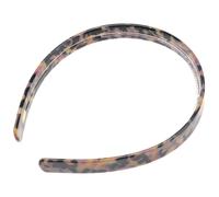 JHKNNK Diadema Antideslizante Cabello de Acetato Diseño Dentado Patrón Carey Marrón Accesorio Adecuado para Limpieza Facial y Uso Diario Tocado Femenino Versátil