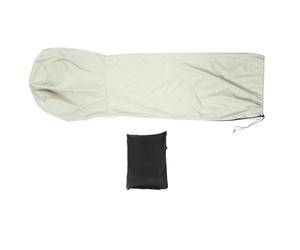 JHKNNK Funda para Calentador de Patio Beige Cremallera Extendida y Tejido Oxford 210D para Terraza y Jardín 226X85X48 CM