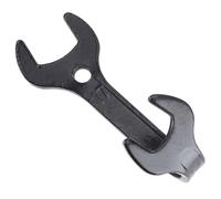 JHKNNK Gancho de Pared de Hierro Negro Forma de Llave Inglesa, Estilo Vintage Industrial, Instalación Rápida y Fácil para Colgar Ropa o Sombreros en Puertas