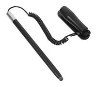 JHKNNK Lápiz Óptico Capacitivo Negro con Punta, Diseño Retráctil Ajustable, Soporte de Resorte Integrado para Pantalla Táctil, Compatible con Tabletas y Teléfonos Móviles,