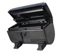 JHKNNK Máquina Cortadora de Papel de Aluminio Cortador Automático Práctico y Compacto Caja de Almacenamiento Abs Negra para Peluquería para Uso Profesional