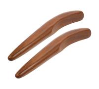 JHKNNK Palitos de Madera para Masaje y Acupresión 2piezas Herramienta Portátil para Puntos de Acupuntura Diseño Único y Ligero para Terapia de Maderoterapia