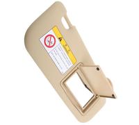 JHKNNK Parasol Lateral Derecho para Coche Beige con Espejo de Maquillaje, Visera Solar Reemplazo para Pasajero, Accesorio Automotor para Protección Solar Interior del Vehículo