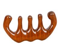 JHKNNK Peine de Masaje de Madera Púas Anchas para Cuero Cabelludo, Masajeador Portátil Antiestático para Cabeza y Cuello, Adecuado para Aliviar Dolores y Promover Circulación Sanguínea