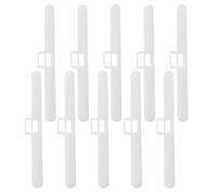 JHKNNK Piezas de Repuesto para Persianas Verticales Kit de 10 Láminas Plásticas Doble Agujero para Cortinas de Ventana en Espacios Residenciales y Comerciales 3.81X0.31X0.19 Pulgadas