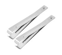 JHKNNK Pinzas de Ajo de Acero Inoxidable 2 Unidades, Herramienta Manual para Pelar Ajo sin Olor, Pelador Compacto y Práctico para Cocina Doméstica y Uso en Gastronomía