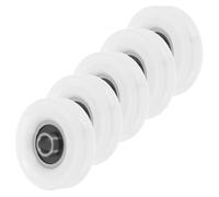 JHKNNK Polea Rodamiento U Tipo Ranura 45 Mm Revestida de Nailon 5 Piezas para Guía Corredera de Puertas y Ventanas, Rueda Cojinete Silenciosa y Resistente para Mecanismos Deslizantes