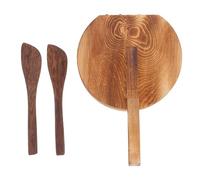 JHKNNK Prensa de masa de madera, Herramienta para prensar masa, 1 set, marrón, para cocina y hogar, simple y labor ahorrado