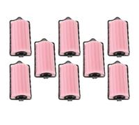 JHKNNK Rulos de Esponja en Espiral Rosa 8piezas, Rizadores Suaves y Cómodos Que No Dañan la Raíz del Cabello para Peinados Nocturnos y Permanentes
