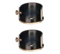 JHKNNK Soportes para Cortinas de Pared de 28 Mm en Bronce Antiguo, Juego de 2 Soportes Metálicos Resistentes para Barra de Cortina, Accesorios para Decoración del Hogar y Fijación