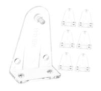 JHKNNK Soportes para Persianas Enrollables de Pom 8 Piezas Resistentes y Duraderos para Ventanas, Clips de Sujeción Fuertes y No Deformables para Estores