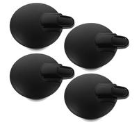 JHKNNK Tapa Sellada para Cafetera Hk1500/Hk-2000 Negra Resistente al Calor Asa Ergonómica, Pack de 4 Piezas para Oficina y Viaje, Compatible Bebidas Calientes