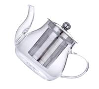JHKNNK Tetera de Transparente Filtro de Acero Inoxidable de 600ml Resistente al Calor y Fácil de Limpiar para Té Kung Fu y Medicina Herbal